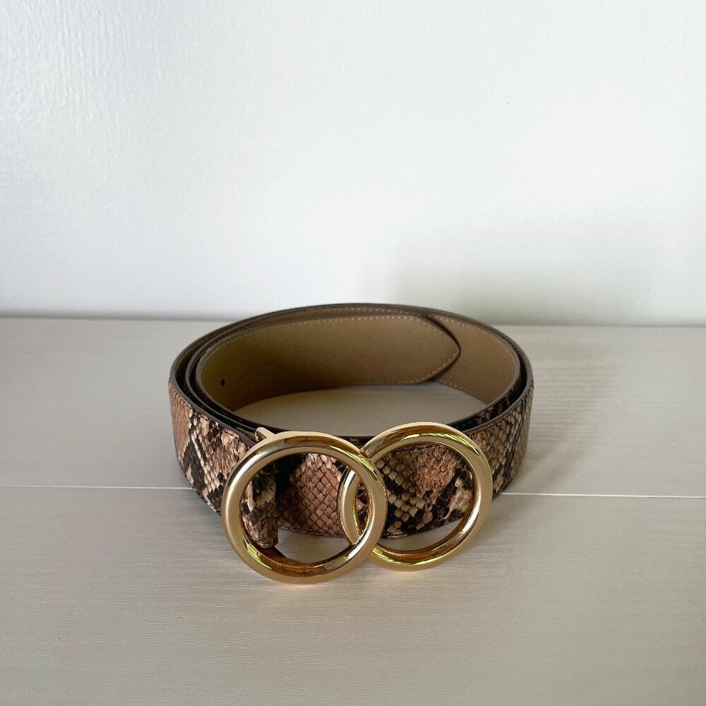 Express Snake Print Belt – 44.5 in